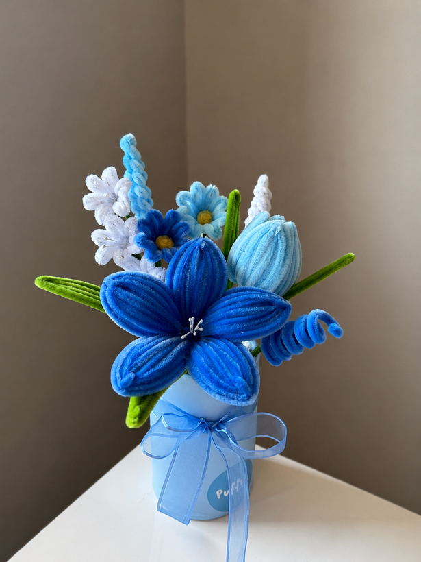 باکس گل آبی